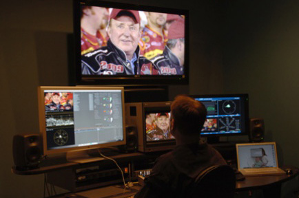 AJA Video Crosses the Finish Line for NASCAR Media Group