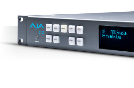AJA Launches FS1-X; Next Generation Frame Synch and FRC