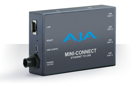 AJA Introduces Mini-Connect: Network Interface Box for  Multiple AJA Mini-Converters