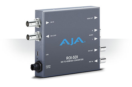 AJA Releases ROI-SDI Scan Converter 