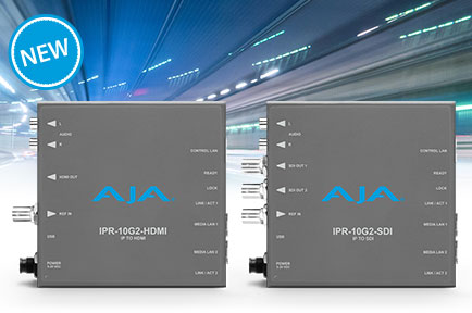 AJA Expands IP Mini-Converter Portfolio at IBC 2018 