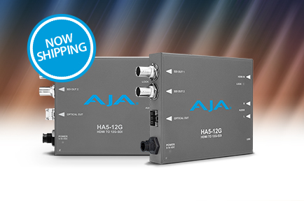 AJA HA5-12G Mini-Converters Now Available
