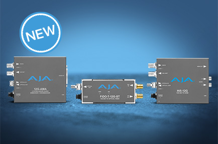 AJA Introduces New 12G-SDI Mini-Converters