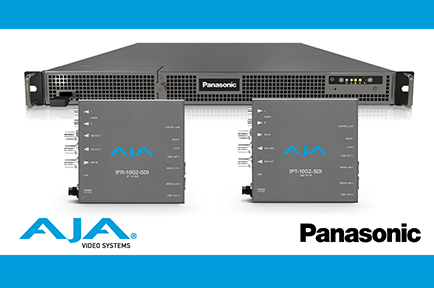 AJA Joins Panasonic KAIROS Alliance and Announces IP ST 2110 Mini-Converters Compatibility with KAIROS Live Production Platform