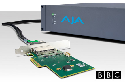 BBC R&D Uses AJA Corvid Ultra in Test Pilot to Deliver UltraHD TV Over the Internet