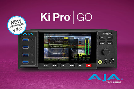 AJA Releases Ki Pro GO v4.0 Firmware 