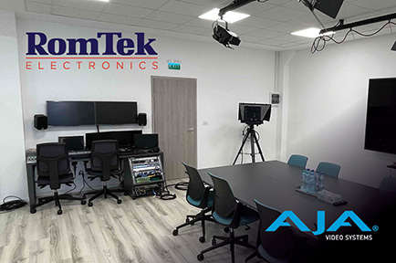 How RomTek Electronics SRL Built a Pro-Grade Mini-Studio with AJA Gear 