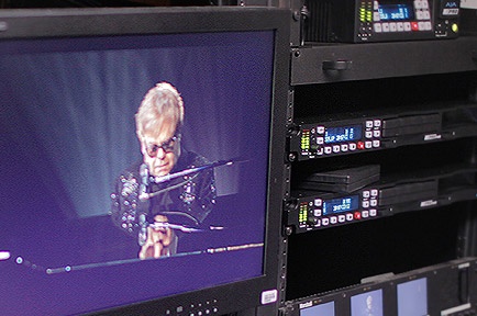 AJA Ki Pro Rack Rocks For Elton John