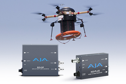 SK Telecom’s Drone Emergency Surveillance System  Saves Lives with Help from AJA ROI-DP and Hi5-Plus Converters
