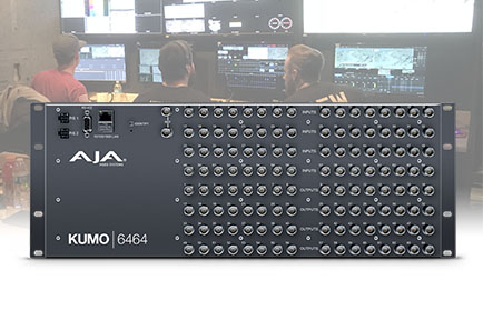 AJA KUMO 6464 Powers Multi-Signal Routing for Live King of Hammers 2018 Off-Road Racing Production