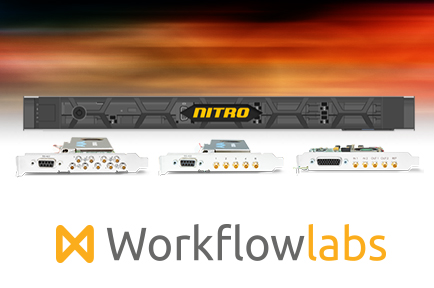 AJA Corvid Powers Up to 4K Video & Audio I/O for WorkflowLabs’ Nitro Broadcast Video Server