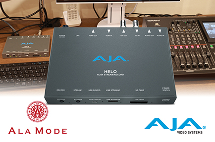 Tokyo-Based ALAMODE Live Streams and Records Web Content With AJA HELO