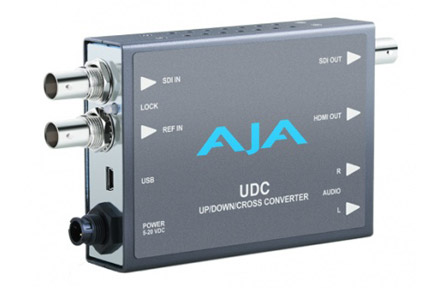 AJA Ships UDC Up/Down/Cross Mini-Converter